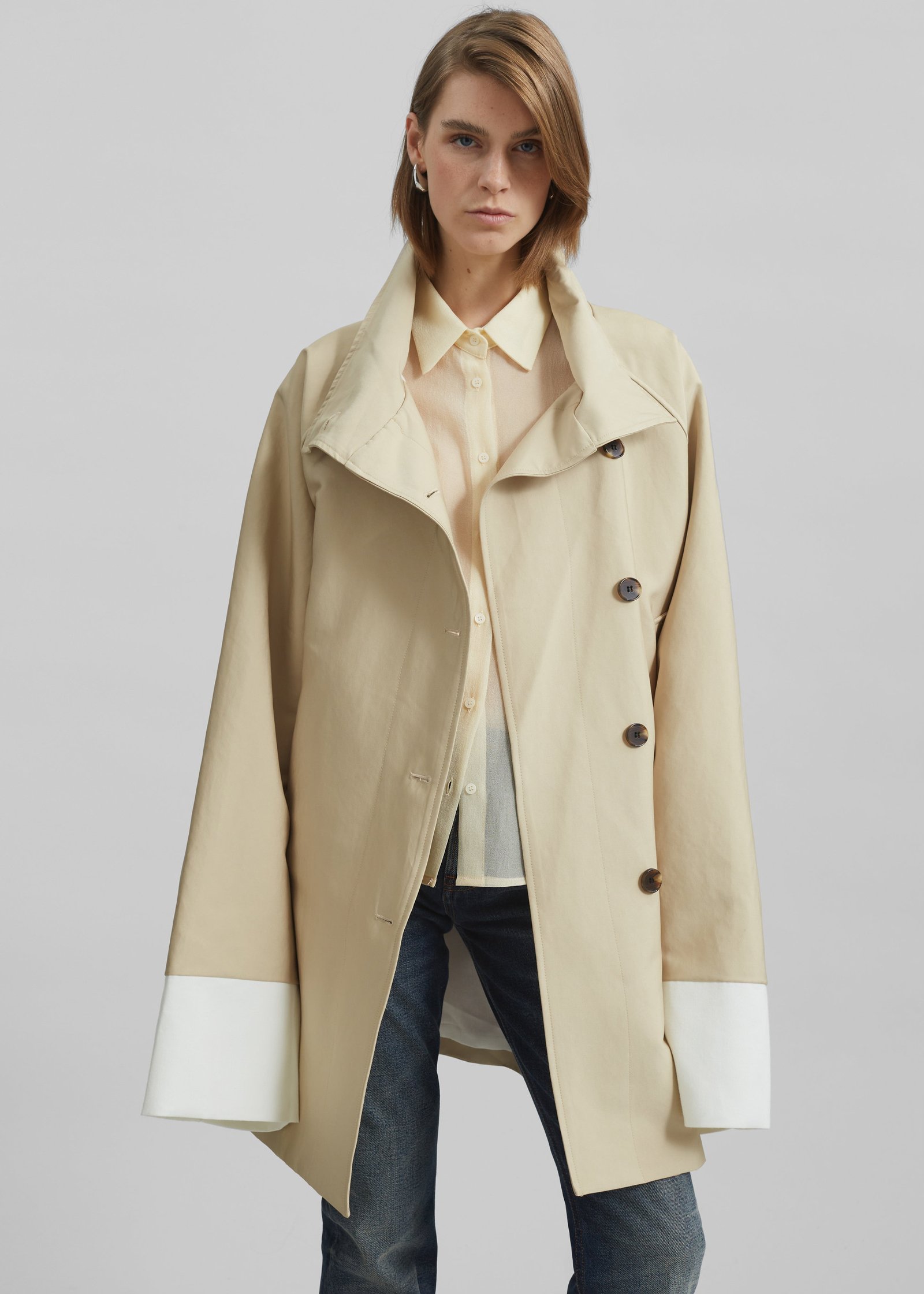 Alberta Short Trench - Beige - Image 2
