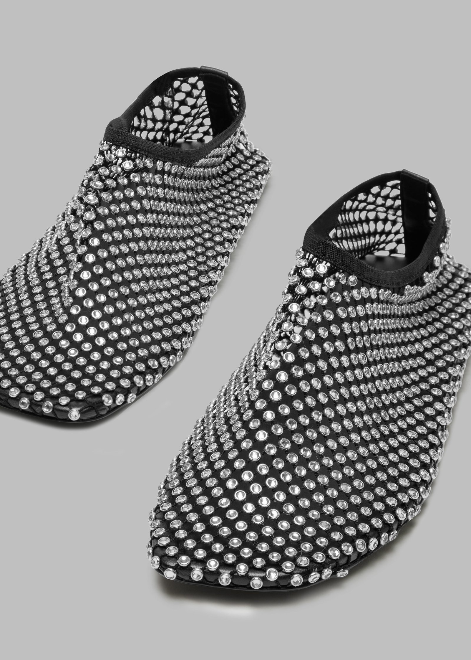 Christopher Esber Minette Crystal Flats - Black - Image 3