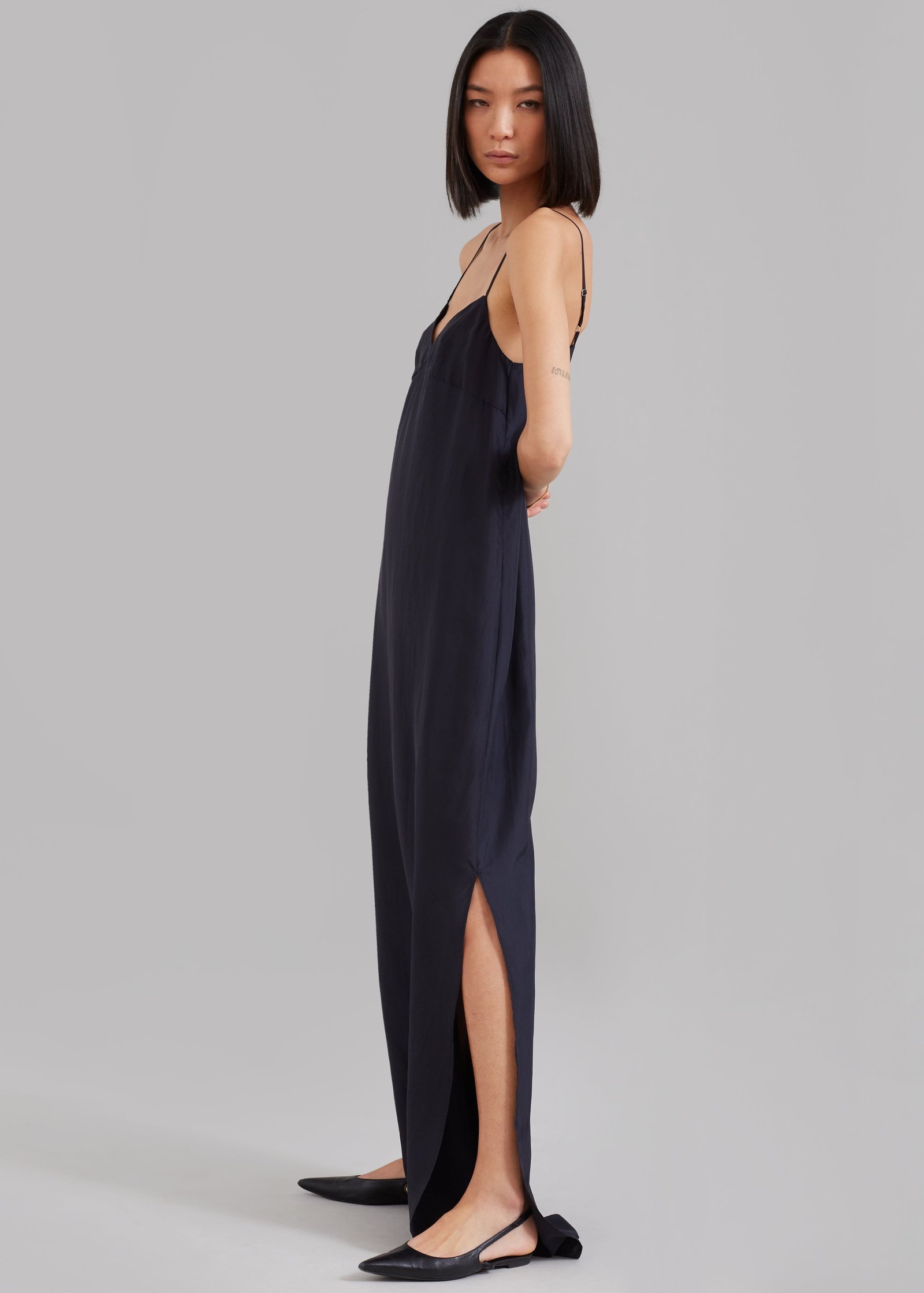 Dylana Sleeveless Maxi Dress - Navy - Image 2