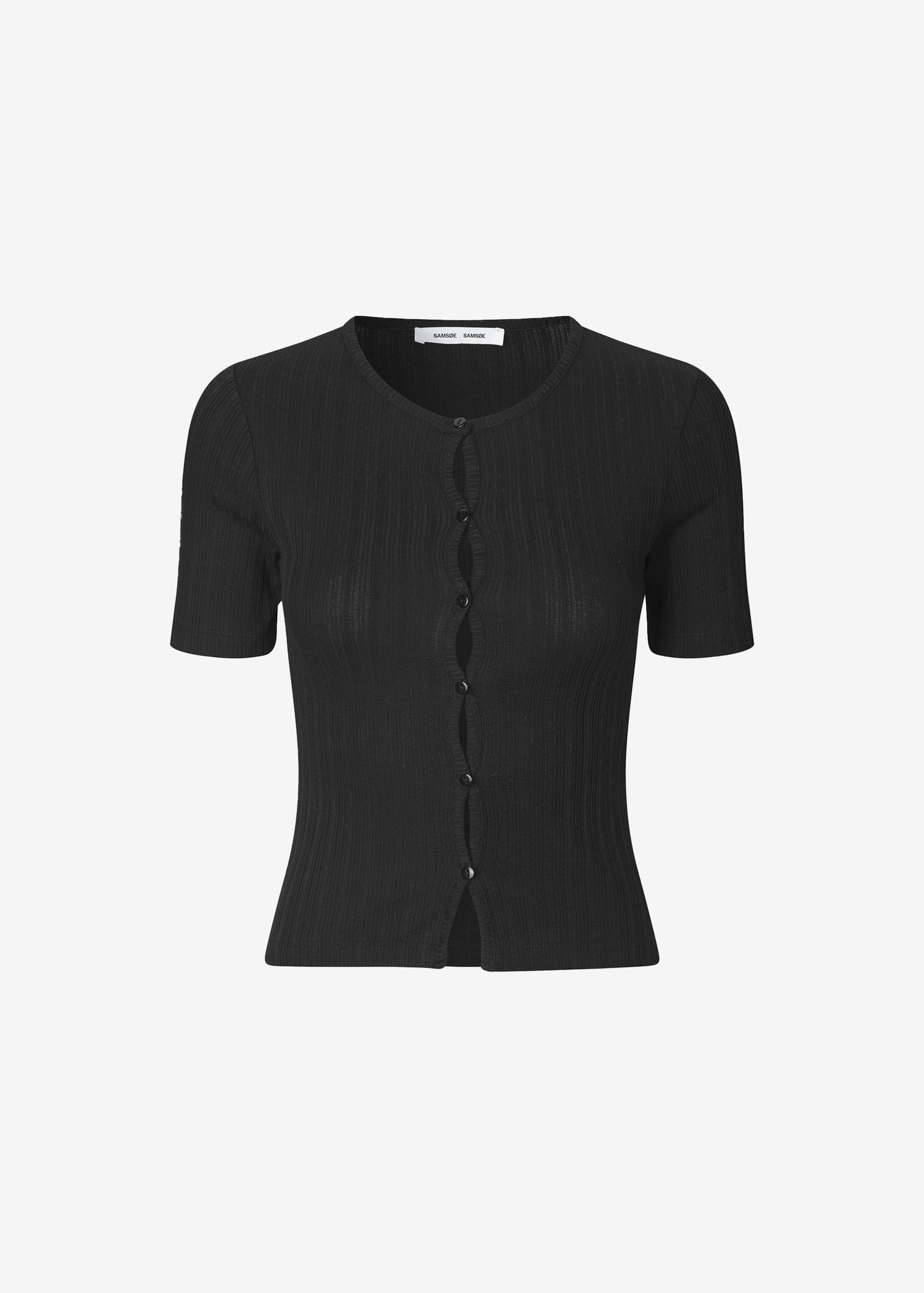 Samsøe Samsøe Sajuni SS Cardigan - Black - Image 6