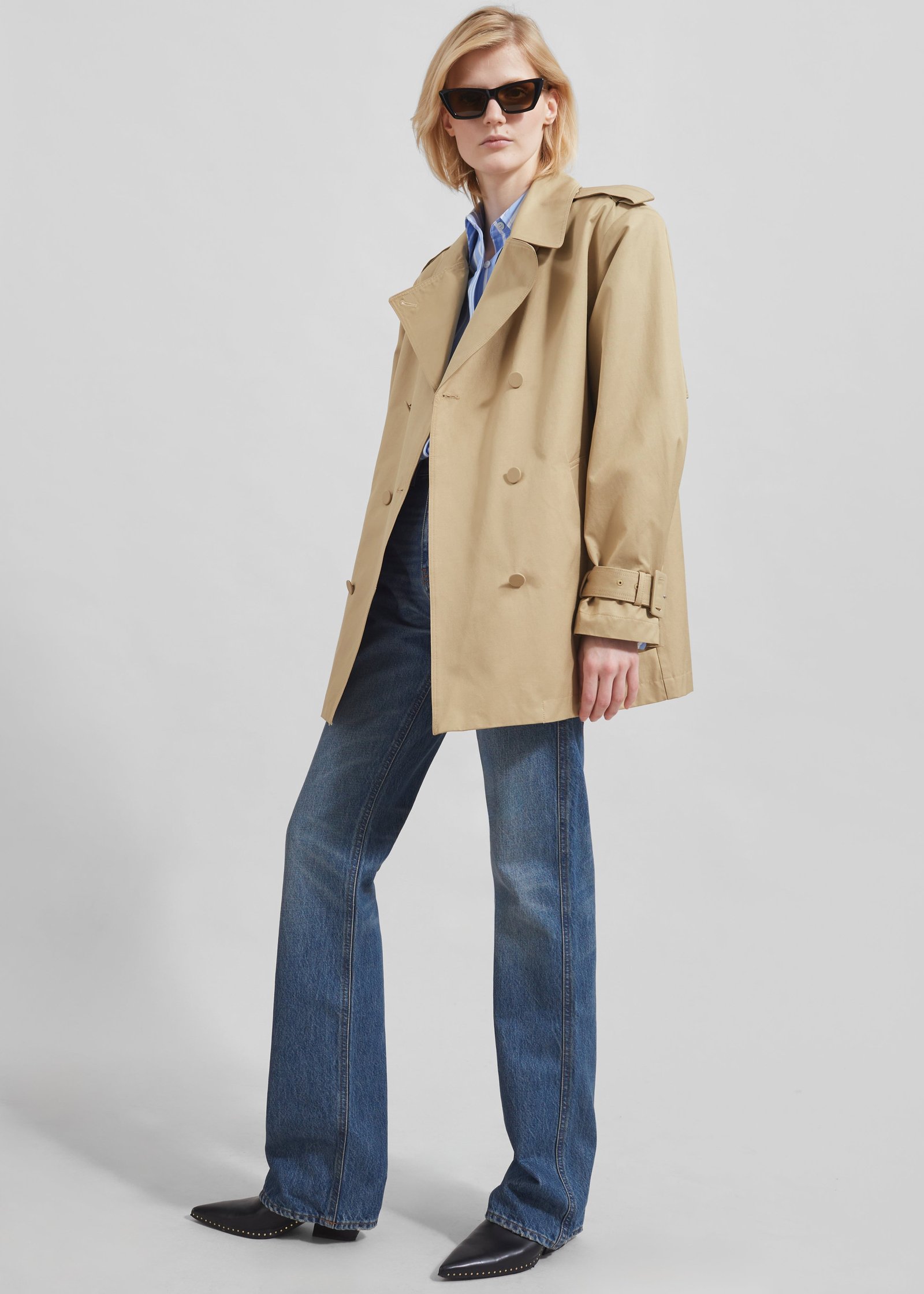 Raleigh Trench Coat - Beige - Image 4