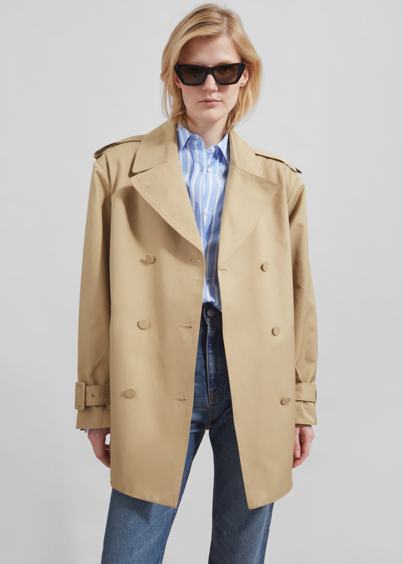 Raleigh Trench Coat - Beige - Image 2
