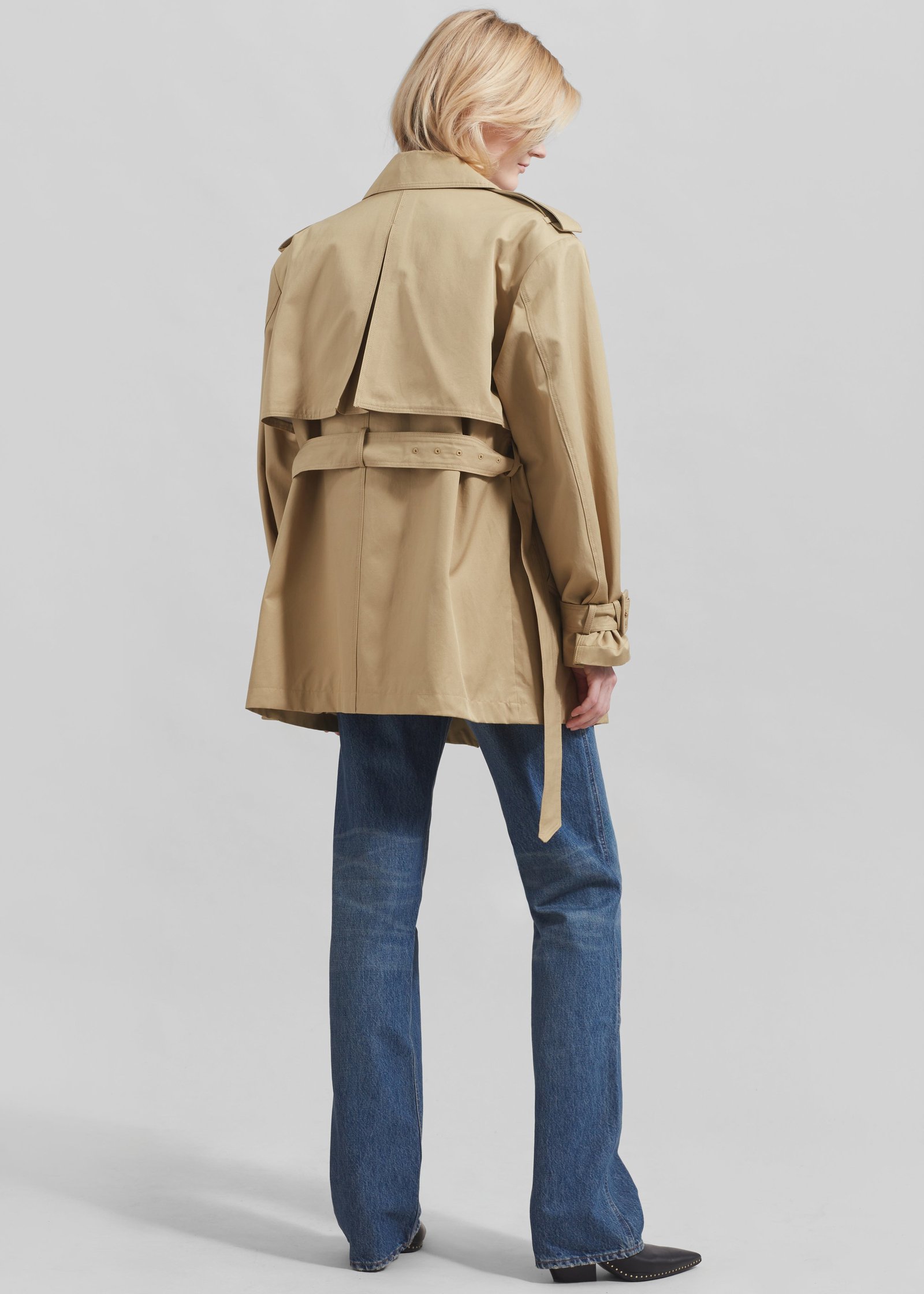 Raleigh Trench Coat - Beige - Image 13