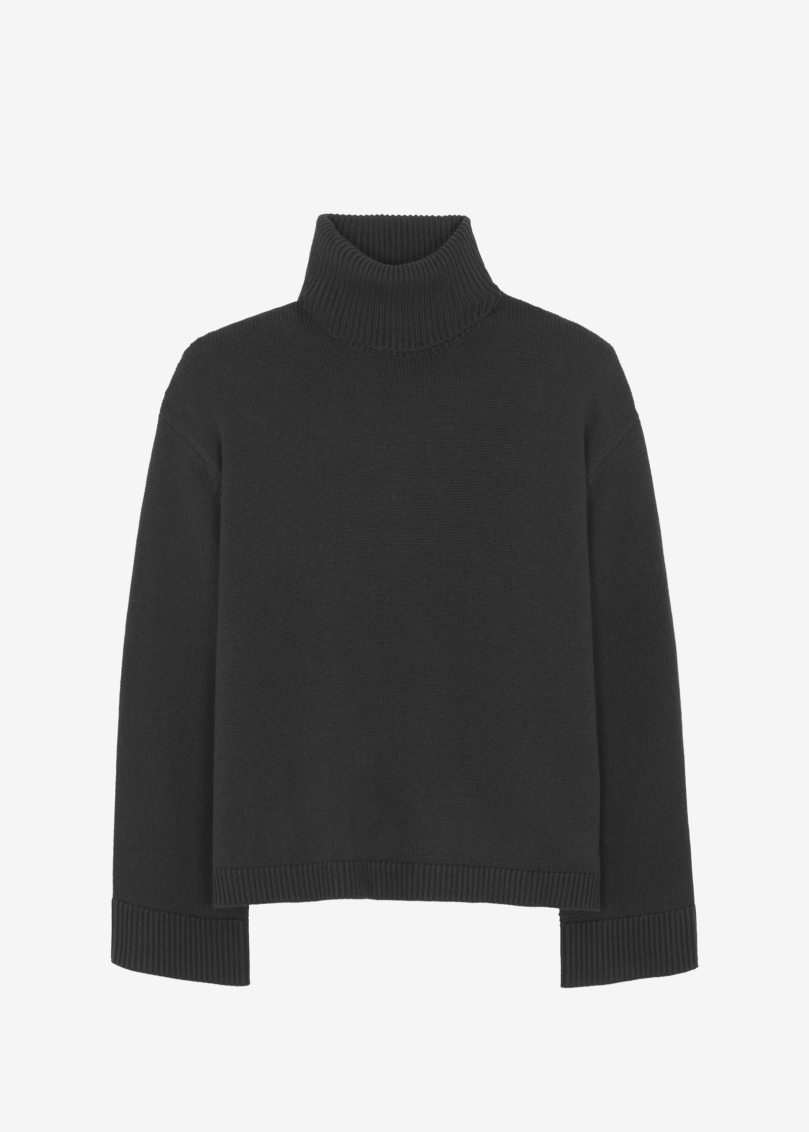Rhea Trapeze Turtleneck - Charcoal - Image 7