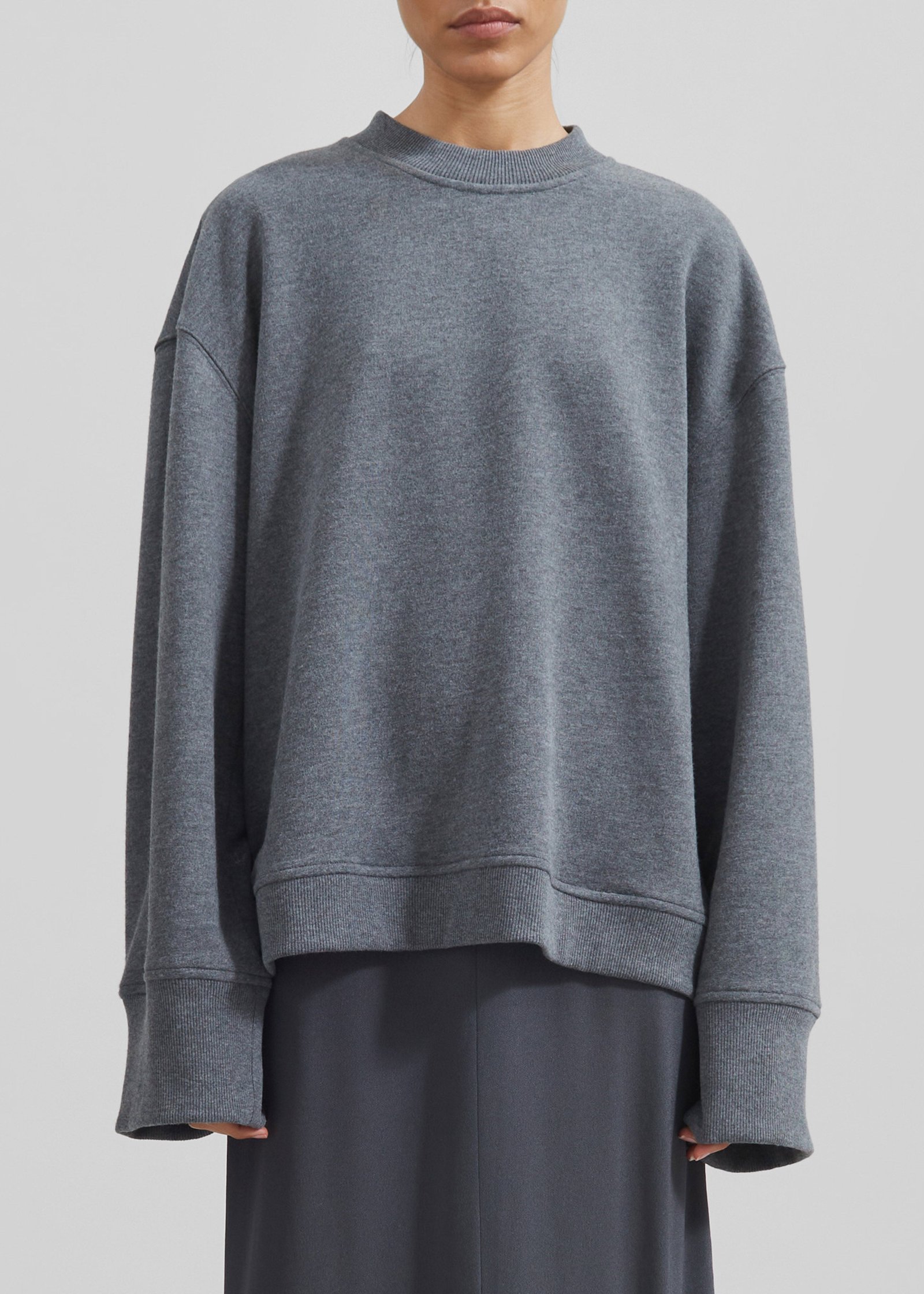 Talia Sweatshirt - Dark Grey - Image 6