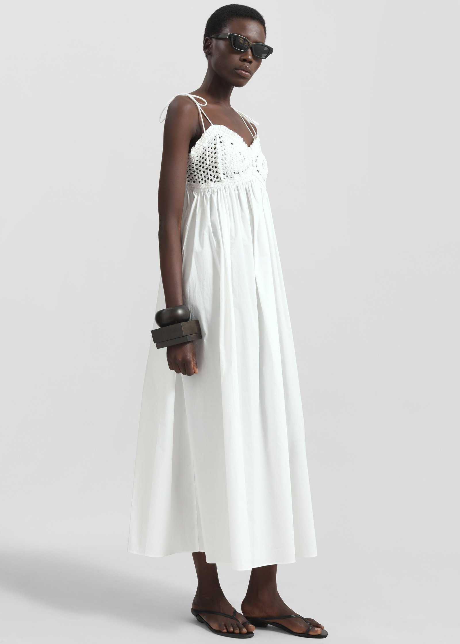 The Garment Kirsten Crochet Dress - White