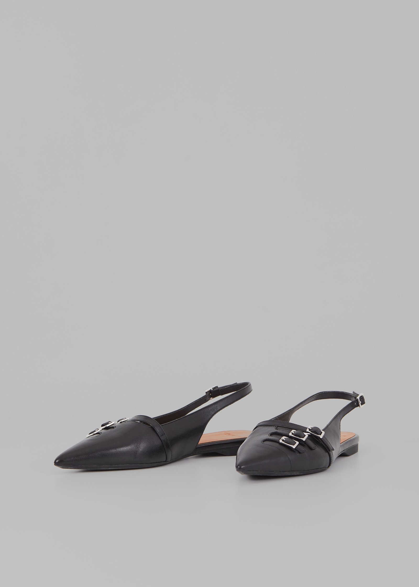 Vagabond Hermine Buckle Slingbacks - Black - Image 3